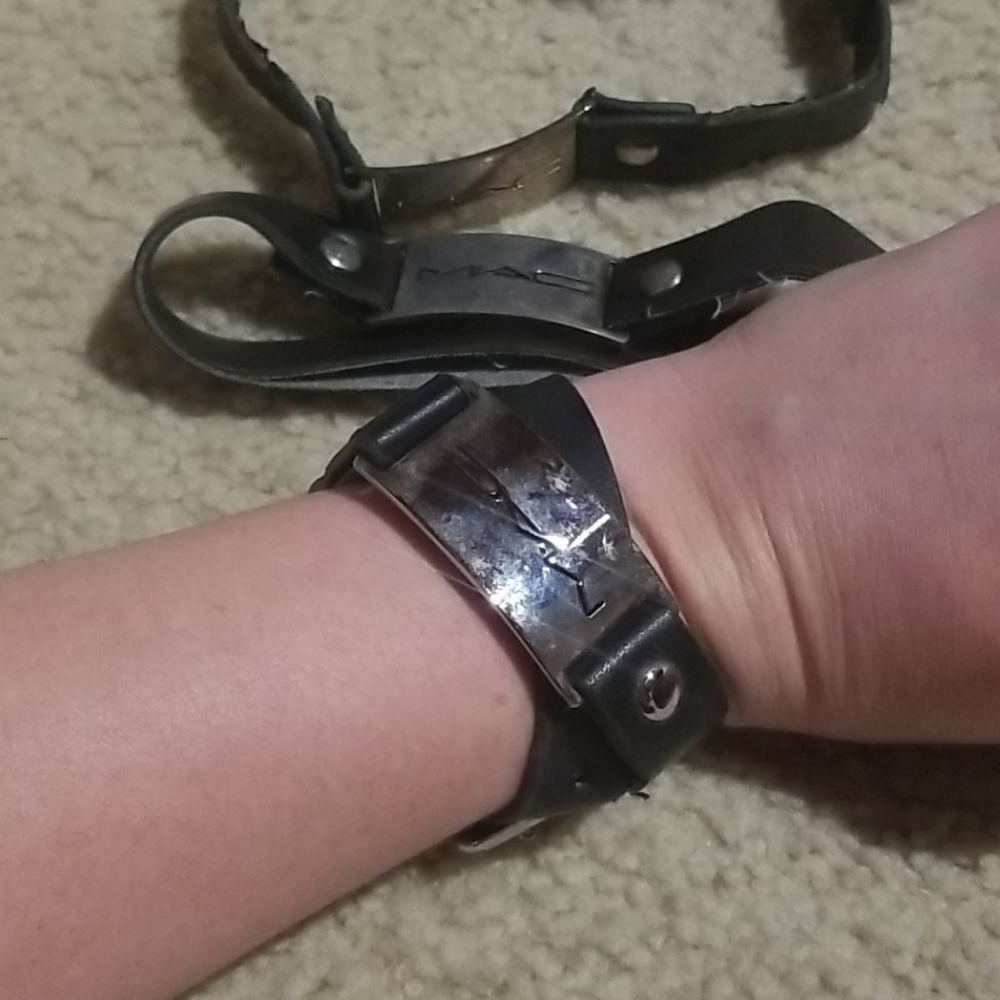 MAC Cosmetics employee necklace bracelet